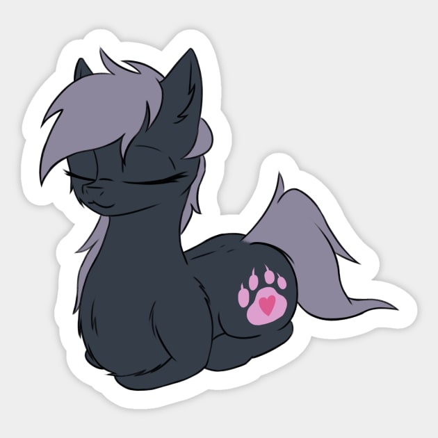 Kat Loaf Sticker by Krynnymuffin